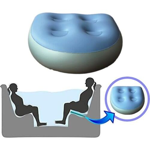 Inflatable Spa Pillow Water Injection Dual-Purpose Seat Cushion Comfortable Hot Spring Tub Anti-Hemorrhoids Seat Pad