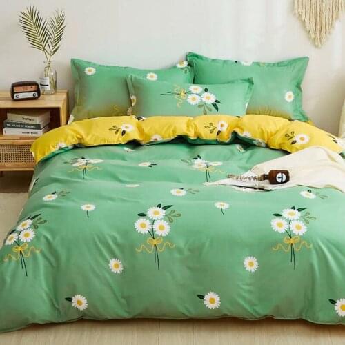 Printing Duvet Cover 220x240 Luxury Cotton Thickened Brushed Bed Plaid Comforter Cover Single Double Quilt Covers Bedding Set