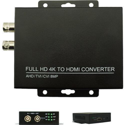 HDMI Converter Auto recognition 720P/1080P/3MP/4MP/5MP/8MP resolution, indicator visual display