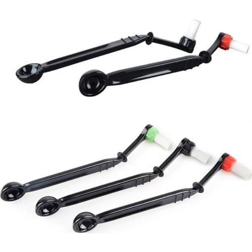 Coffee Cleaning Grouphead Brush,Espresso Machine Cleaner Tools Detachable Bristles with Spoon for Grinder and Maker