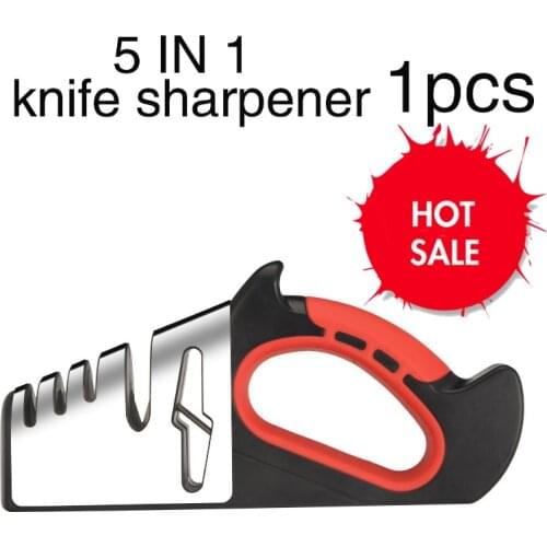 Kitchen Sharpener Sharpener Ceramics Sharpening Stone Sharpening Gadgets Knives Accessorie 1- 3 Paragraphs 4 IN 1knife Sharpener