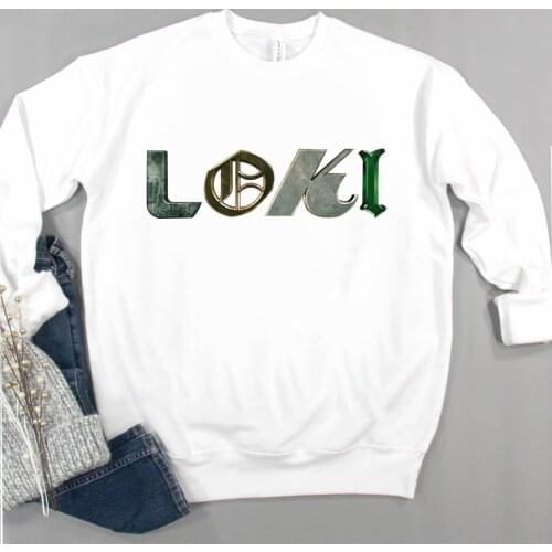 Loki Logo Sweatshirt TVA LOKI God of Mischief Sweatshirts Loki Laufeyson Hoodie Superhero Inspired Pullovers Oversized Hoodies