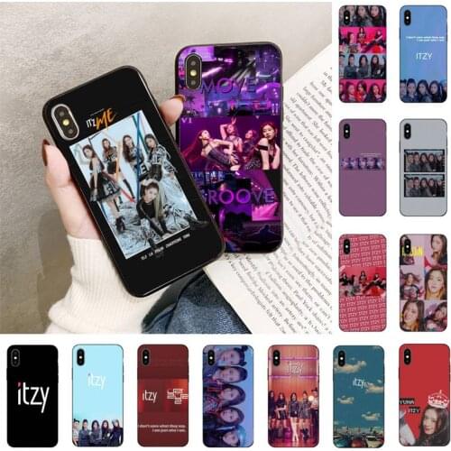 TOPLBPCS Korean womens group ITZY Phone Case For iPhone 11 8 7 6S 7 plus 8 plus X XS MAX 5 5S XR 12 11 Pro max se 2020 Case