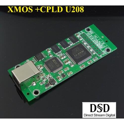 XMOS +CPLD U208 DAC daughter card USB digital interface I2S DSD output Suitable AK4497 ES9018 ES9028 ES9038 DAC decoder board