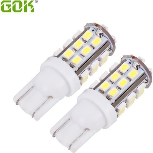 100pcs/lot Car T10 w5w led 30smd W5W led 168 194 t10 30led 1206 SMD Bulb Lamp White Color Indicator Light