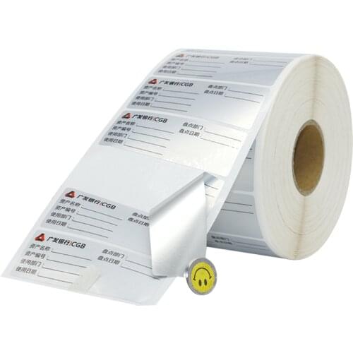 ADB Label Paper Sticker PET Waterproof, Oilproof, Tear-Proof, 1 Roll Order