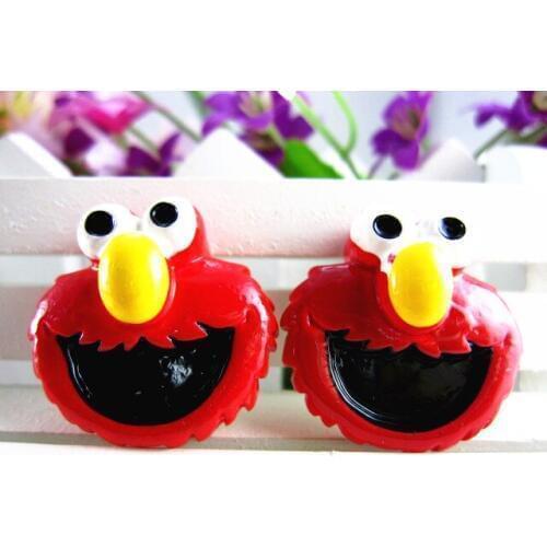 30pcs/lot DIY resin cabochons accessories flat back resin blue big mouse boy about 25mm