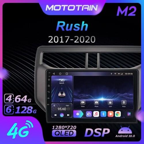 6G+128G Android 10.0 Car Radio GPS for Toyota Rush 2017 - 2020 GPS Navi Seteo System with 4G LTE DSP SPDIF BT 5.0 1280*720