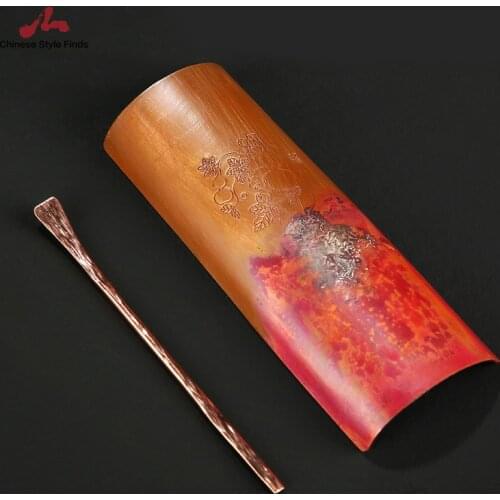 Tea Set Copper Tea Spoon Handmade Kung Fu Tea Accessories