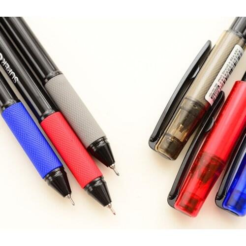Ink Monami super pen gel ballpoint Black Blue Red color writing signature Stationery Office school supplies