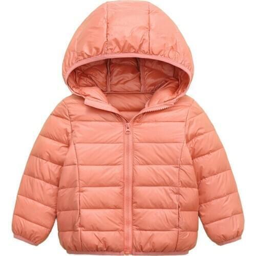 Children Down Jackets 2020 New 80% White Duck Down Hooded Kids Winter Jackets for Boys Girls Ultra Light Portable Winter Coat