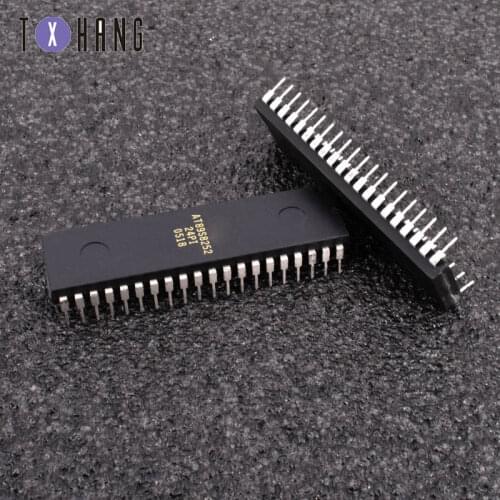 1/2/5PCS AT89S8252-24PI 40PINS 8-Bit Microcontroller with 8K Bytes Flash IC diy electronics