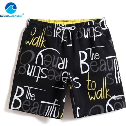 Gailang Brand Men Activewear Boardshorts Casual Beach Trunks Swimwear Shorts Mens Quick Drying Swimsuits Jogger Bermuda Bottoms