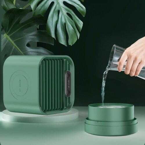 HOT Personal Air Cooler Portable Humidifier USB Chargeable Mini Mute Spray Cooling Fan for Home Car Office