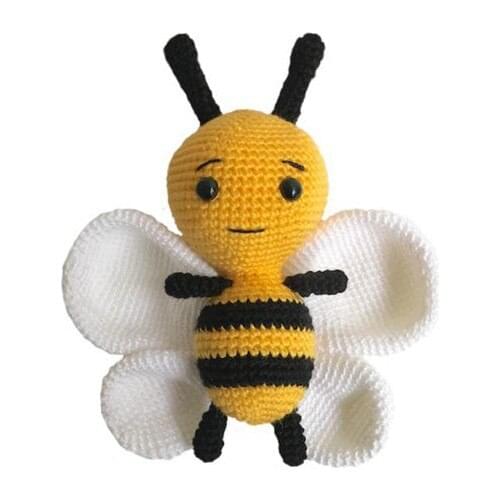 Amigurumi Hand-Knitted Toy Bee Cumbo