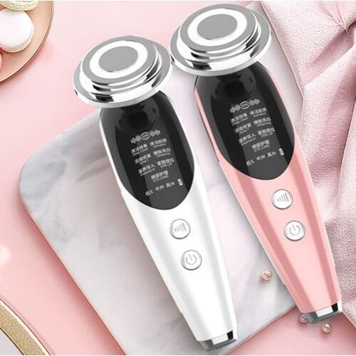 New ion export import instrument clean skin rejuvenation instrument facial massage hot cold home color light beauty instrument