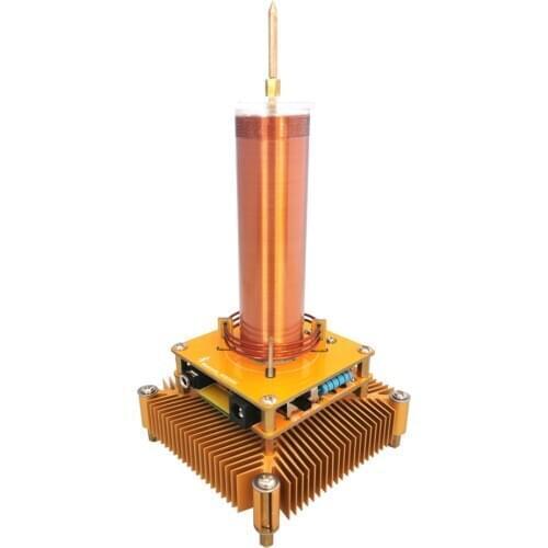 JIAYI Mini 72W Tesla Coil Plasma Speaker Bluetooth Music Tesla Wireless Transmission Test