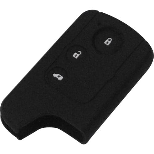 Kutery 10pcs 3 Buttons Remote Silicone Car Key Case Shell For Honda Civic Elysion Replacement Car Accessories