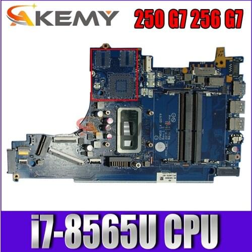 L49976-601 L49976-501 -001 For HP 250 G7 256 G7 15-DA Laptop Motherboard EPW50 LA-G07FP W / SREJP I7-8565U 100% tested work