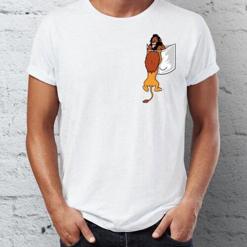 Mens T Shirt Pocket Tee Scar Betrays Mufasa Long Live the King Childhood Trauma