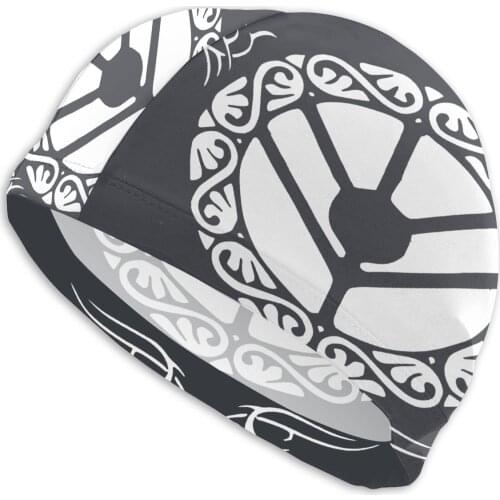Mens Norse Swimming Cap Viking Shieldmaiden Bath Cap Swimwear For Swimming Pools