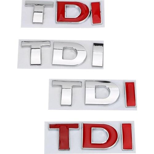 Decal for VW Golf JETTA PASSAT MK4 MK5 MK6 3D Metal Car Sticker Turbo Direct Injection TDI Logo Emblem Badge