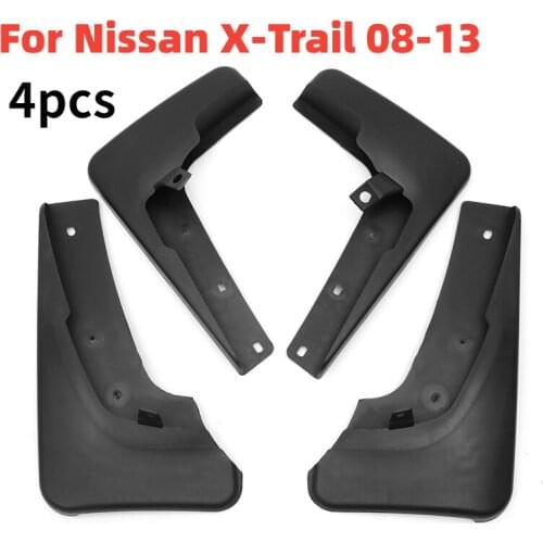 For Nissan X-Trail 2008-2013 Car Front Rear Mudguard -Fender Splash Flaps Mud Flaps Car Mudguards Car Accessories Kits
