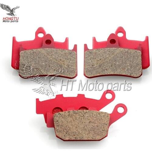 Motorcycle ceramics Front / Rear Brake Pads For Honda CB400 SF Superfour CB400 1996 - 1997 NSR250 P2 P3 P4 NSR 250