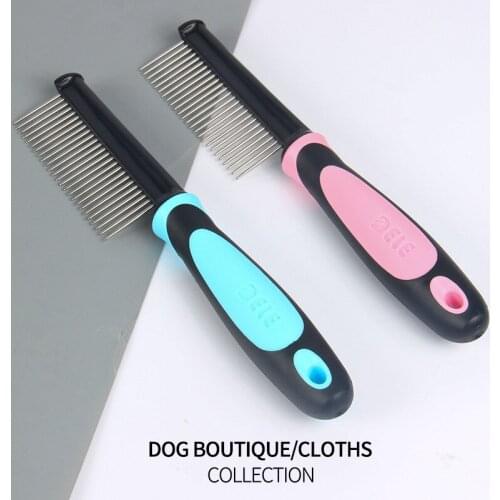 Cat Removal Stainless Steel Pin Dog Grooming Comb Brush for Long and Short Hair Gilling Brush Slicker Tool Pet Products 2021 New