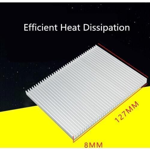 127x8x100/150/200mm Radiator Aluminum Heatsink Ultra-Thin Heat Sink Router LED IC Electronic Heat Dissipation Cooling Cooler