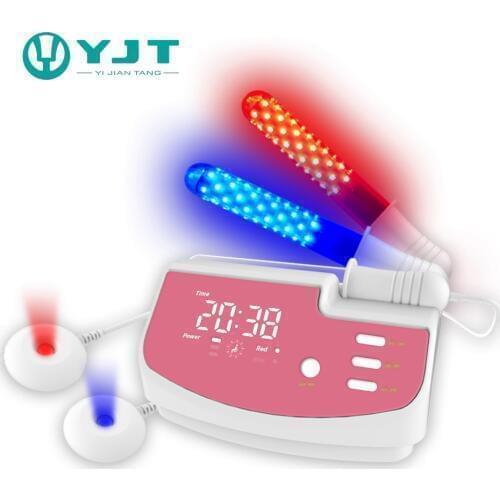 Yoni Vaginal salud Red Blue Light Therapy Bacterial Anti-inflammatory gynecology coletor menstrual Therapy Medical Device
