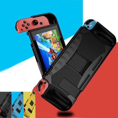 Dockable TPU Hard Back Hand Grip Cover Handgrip Shell For Nintendo Switch NS Lite Joy-Con Controller Silicone Protective Case