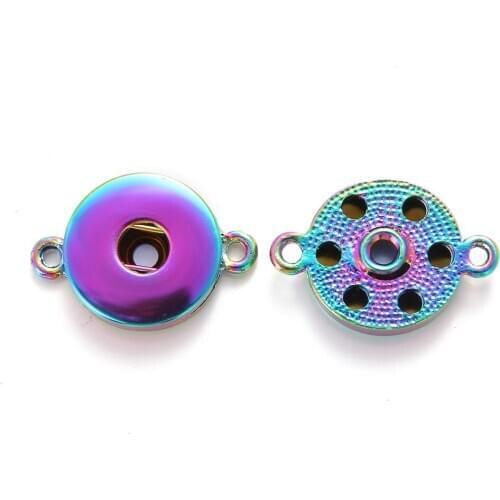 10pcs/lot Snap Jewelry 18mm Interchangeable Snap Button Accessories Findings Metal Button to Make DIY Snap Bracelet Necklace