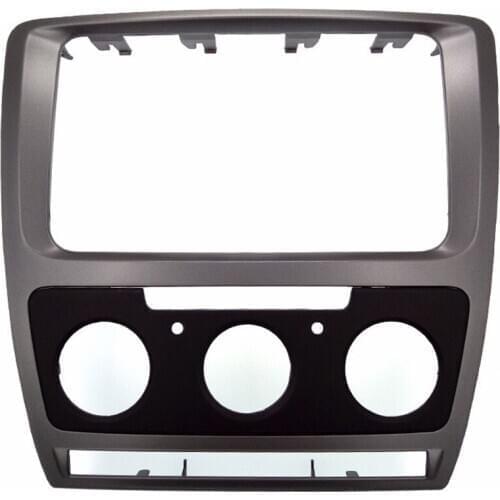 2Din Fascia For Skoda Octavia 2 2010-2013 o Stereo Panel Mounting Installation Dash Kit Trim Frame Adapter