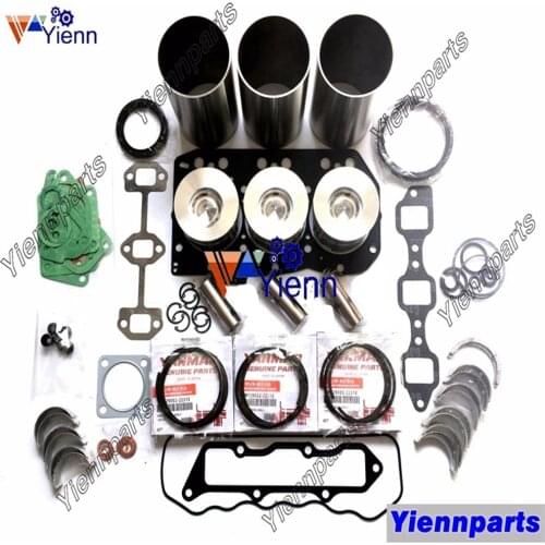 3D84-2 3D84-2D 3D84-2E Overhaul Rebuild Kit With Cylinder For Komatsu Engine PC25-1 PC30-7 Power Shovel Repair Parts