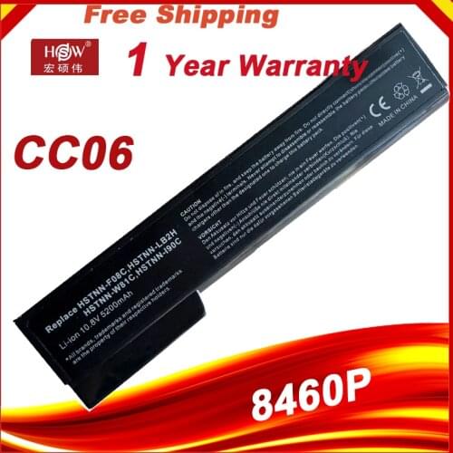 CC06 Battery For Hp ProBook 6460b 6470b 6560b 6570b 6360b 6465b 6475b 6565b EliteBook 8460p 8470p 8560p 8460w 8470w 8570p