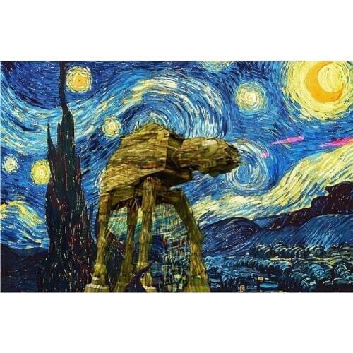 Diamond Embroidery Van Gogh DIY Diamond Painting Cartoon Full Square Diamond Mosaic Wall stickers Decoration Painting gift FZ753
