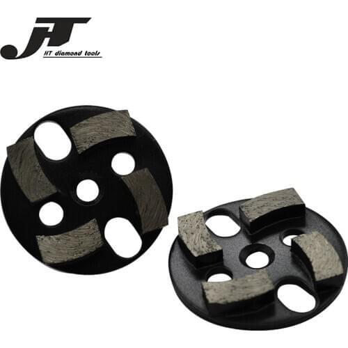 Concrete 4Inch 4 Bar Diamond 4-Seg grinding Blocks 12PCS Free Shipping