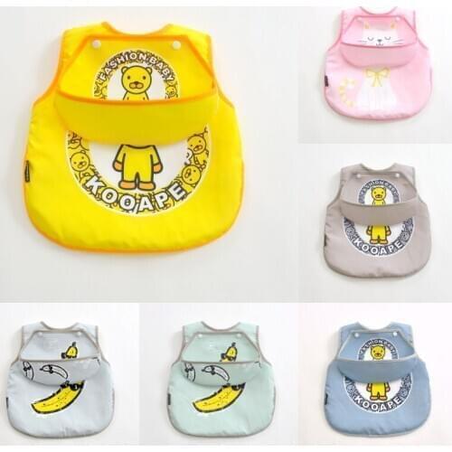 Baby maternal and infant products newborn feeding Bib Apron apron Bib sweater soft plush waterproof anti pollution
