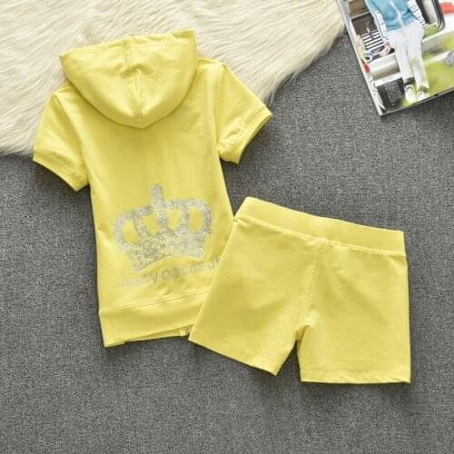 YICIYA 2021 summer leisure sports suit womens sweater short sleeve shorts with Diamond slim running tennis Yoga suit,tracksuit