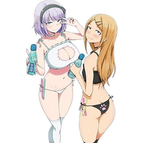 Beautiful Graphics Dagashi Kashi - Endou Saya Anime Sexy Hot Girl Vinyl Car Sticker for Bumper Window Laptop Decal KK