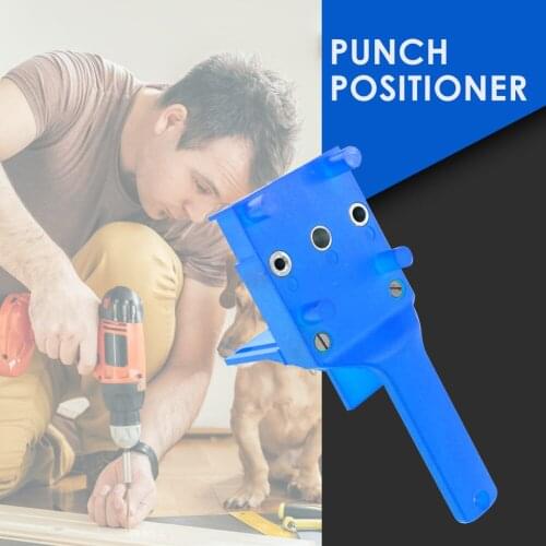 DIY Carpentry Drill Guide Punch Doweling Locator Durable Practical Multi-functional Wood Drilling Woodworking Tool