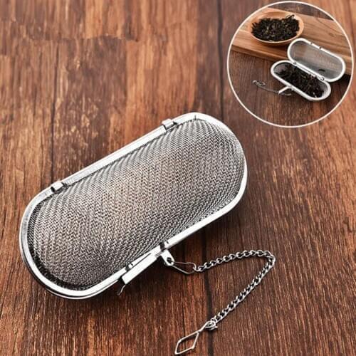 Stainless Steel Sphere Locking Tea Strainer Mesh Infuser Filters Tea Infuser Tools