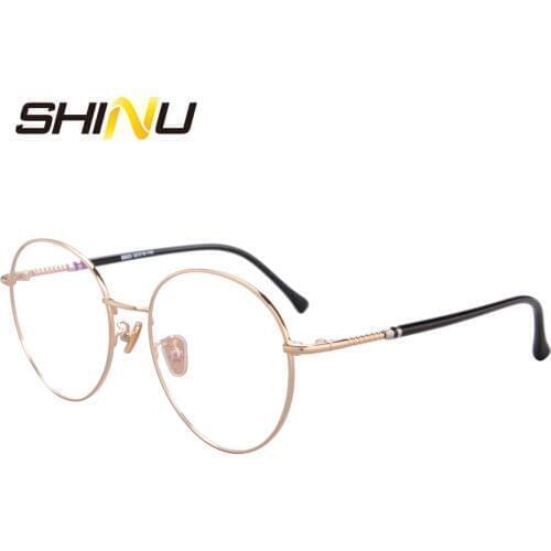 Anti Blue Ray Prescription Photochromic Glasses Computer Driving Eyeglasses Women Transition Sunglasses Change Color Lenses