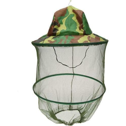 Fishing Bucket Hat Mosquito Head Net Cap Large Brim Sunshade Breathable Outdoor Protective camping hiking hat