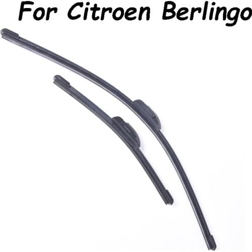 Front Wiper Blades For Citroen Berlingo From 2002 2003 2004 2005 2006 2007 2008 2009 To 2013 Car Accessories Windshield Wipers