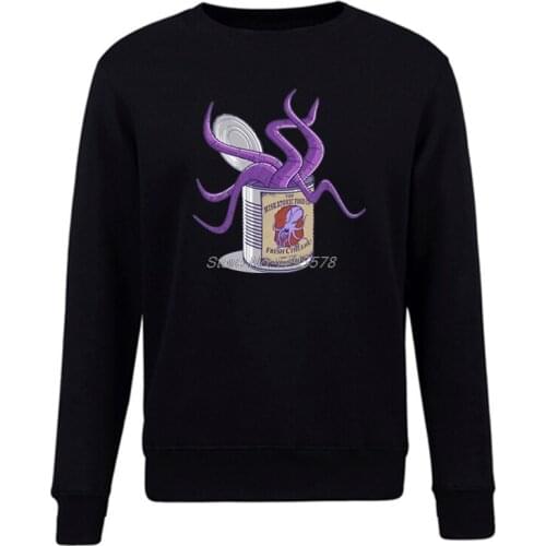 Fresh Cthulhu Sweatshirt Male Exercise Awesome Sweatshirts Men Casual Pullover Fleece Cotton Hoodie Cool Coat Tops Harajuku