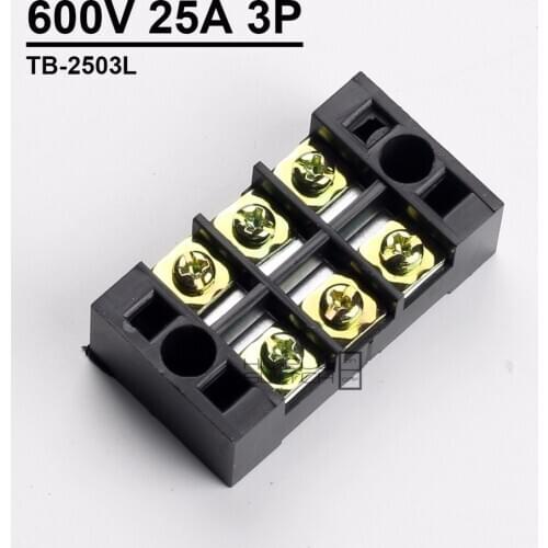 TB 2503 Connection Terminal Connector Connection Row 25A 3Position Connection Terminal Row Connection Row