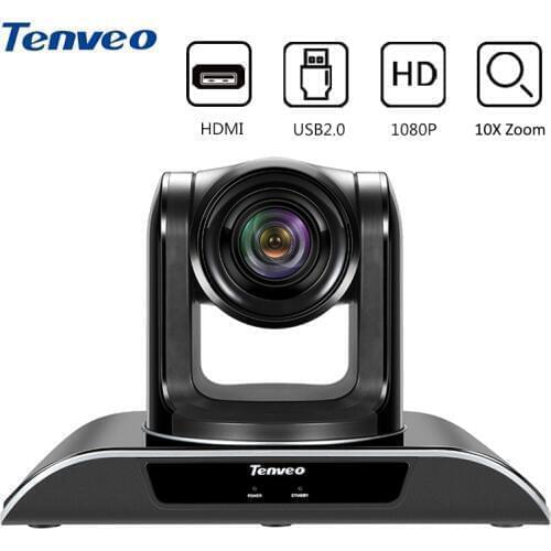 Tenveo VHD103U USB PTZ HDMI Camera HD 1080p Smart Video Camcorder With 10X Optical Zoom HDMI SDI Output Camera for Projector