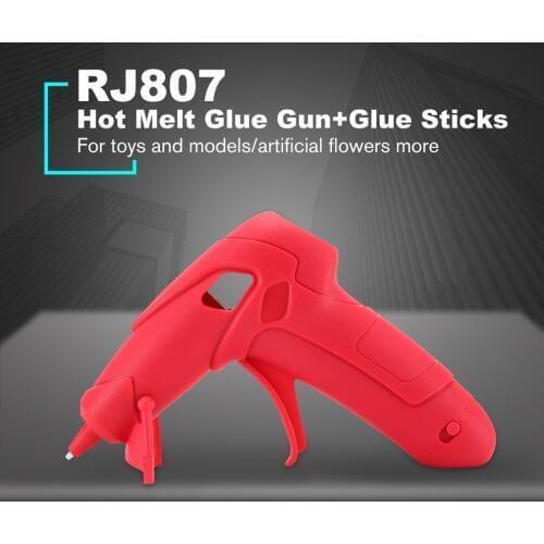 RJ807 USB Charging 5V/1A Hot Melt Glue Gun with Glue Stick for DIY Handwork Repair Tools Electric Heat Temperature Glue Guns